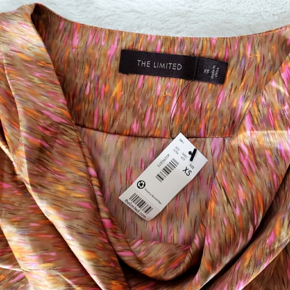 NWT The Limited Cowl Drape Neck Shell, Size Small / Extra Small - Picture 4 of 9